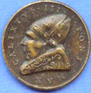 Coin with profile of Callistus III