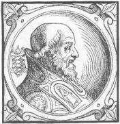 Woodcut of Victor II