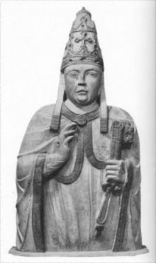 Terra Cotta statue of Benedict XII