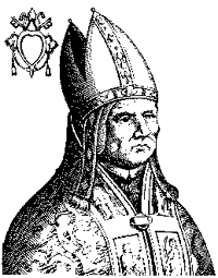 Drawing of Sylvester II